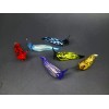 Unmarked Glass Slug, Black and Blue