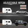 METOWARE Adjustable Trailer Hitch - Aluminum Tow Hitch Fits 2-Inch