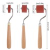 3pcs Rubber Brayer Rollers,Brayer Ink Roller with Comfort Grip,Brayer Rollers