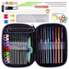 100Pcs/Set Sweater Knitting Tool 22 Metal Crochet Set Needles Sewing
