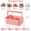 Portable Shower Caddy for Bathroom Storage – Adjustable Dividers &
