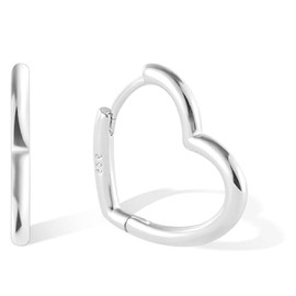 CVNRCLP Rhombus Earrings for Women | Hypoallergenic Triangle & Rectangular Design | Perfect Birthday Gifts for Girls and Women,silver heart earrings,heart hoop earrings