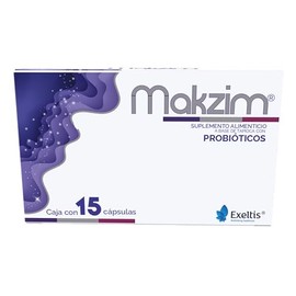 MAKZIM, Suplemento Alimenticio a base de Tapioca con Probióticos (15 Cápsulas)
