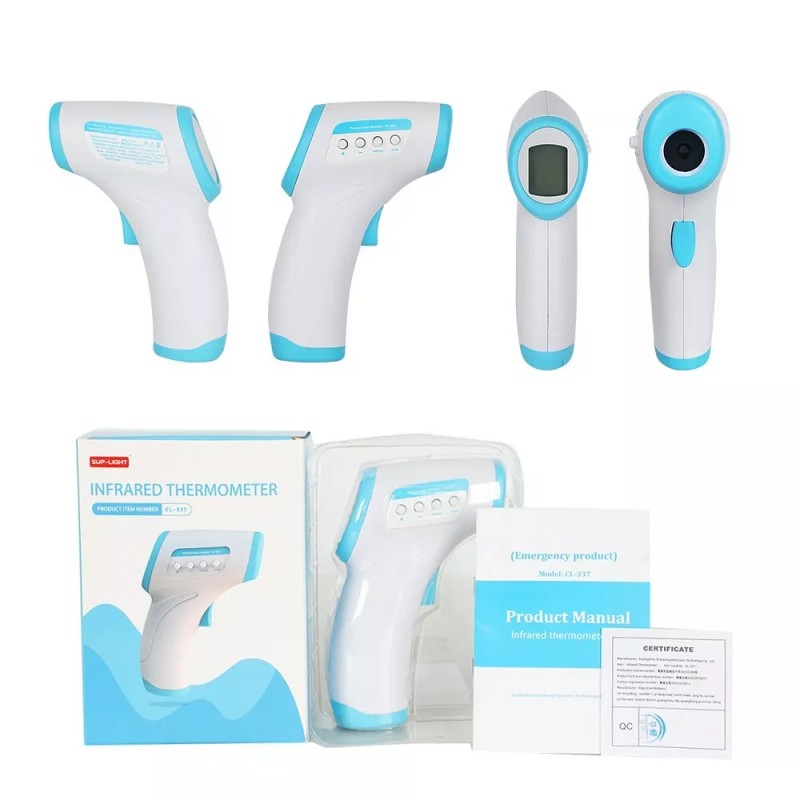 Blooshark Non Contact Digital Thermometer. Contact Less Temperature Meter For