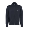 FYNCH-HATTON Soft Fine Cotton Cardigan with Zip, navy