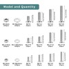 M2 M2.5 M3 Countersunk Bolts and Set, Torx Screws Set,