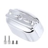 Chrome Aluminum Rear Brake Master Cylinder Cover For Harley 2000-2017