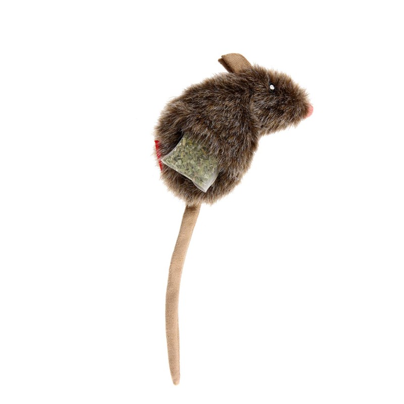 GiGwi Catnip Maus Katzenspielzeug mit Behälter