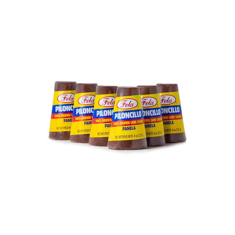 Fela Panela Piloncillo 8oz - 6 Pack - Pure Brown