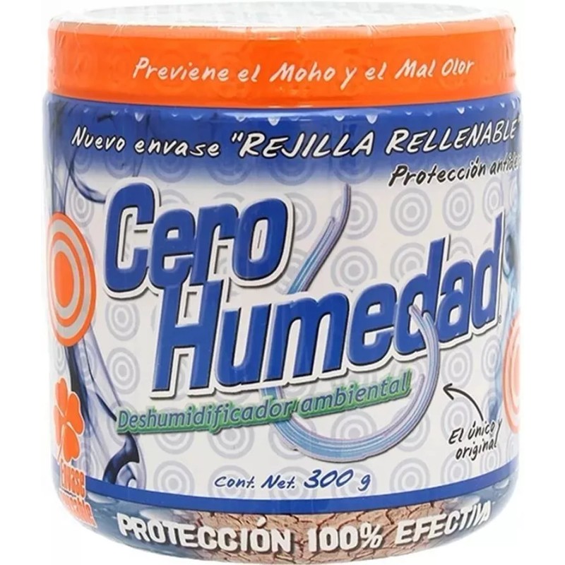 cero hum 4 Eliminador Humedad Rellenable 300 Gr Absorbe Mal