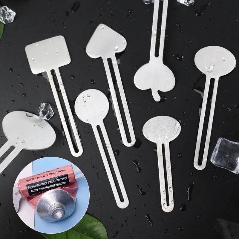 Metal Toothpaste Tube Squeezer Tool - Aluminum Tube Roller Key