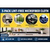Super Absorbent Microfiber Cleaning Cloth Set of 5