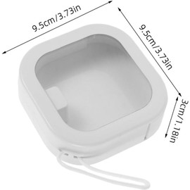 2piezas Caja De Almacenamiento De Accesorios Cabello Estuche Para Joyas Organizador De Gomas Pelo Contenedores De Almacenamiento De Tapa Para Niñas y Mujeres Para Viajes