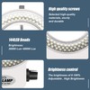 Iegefirm 144LEDs Ring Light for Microscope Lamp Light 6000K 0-100%