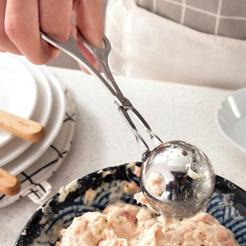 Zmart Meatballs Maker Stainless Steel Clip Boiled Rice Ball