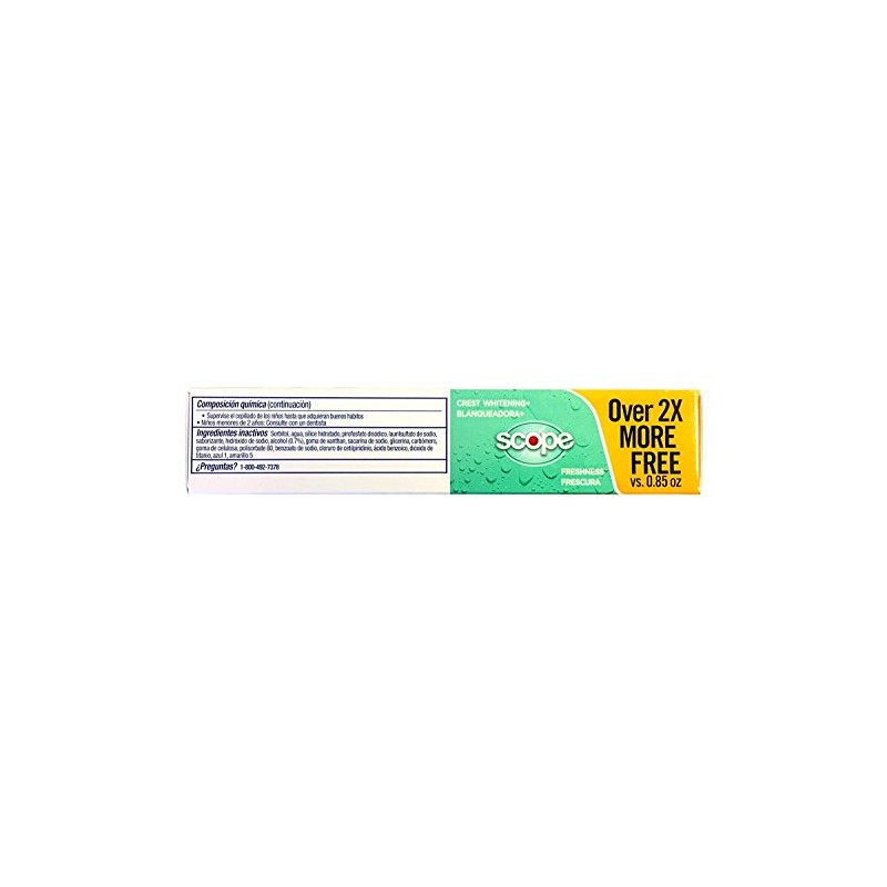 Crest Complete Multi-Benefit Whitening + Scope Minty Fresh Flavor Toothpaste