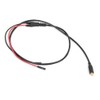 Test Cable Jumper Wire Connector with 2mm Testing Hook Red