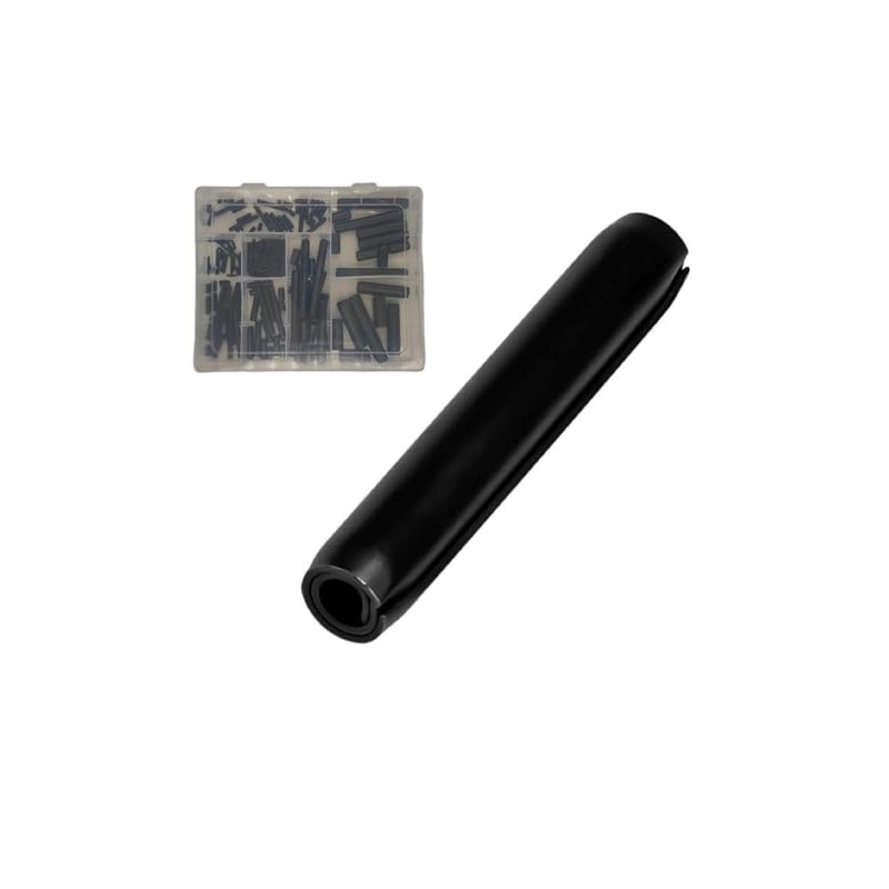 ACCUFINE Manganese Steel Coiled Roll Pin Set 179 PCS M2-M12