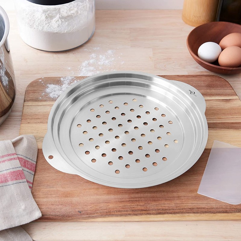 Küchenprofi Spaetzle Lid and Scraper, Stainless-Steel Dumpling Maker and Spaetzle