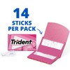 Trident Bubblegum Sugar-Free Chewing Gum, 12 Packs of 14 Pieces