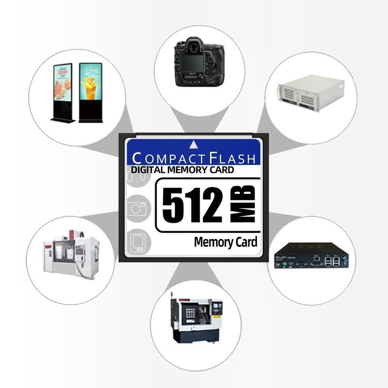 128MB Compact Flash Memory Card for Camera, Advertising Machine, Industrial