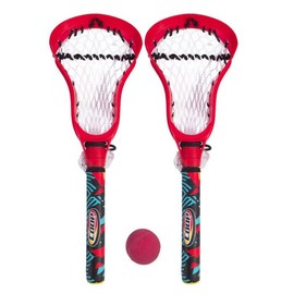 2pc Coop Hydro Lacrosse Sticks w/Ball Beach/Pool/Backyard Fun Play Game Toy Red