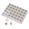 35 Pcs Keyboard Switch 3 Pin RGB SMD Linear Dustproof