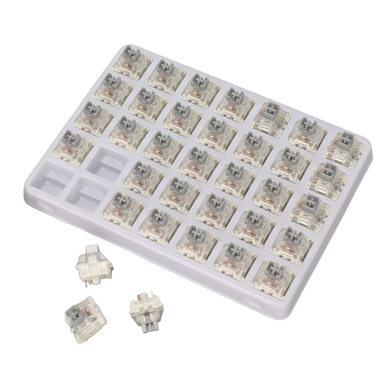 35 Pcs Keyboard Switch 3 Pin RGB SMD Linear Dustproof