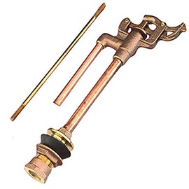 Plumb Pak PP830-12 Toilet Ballcock, For Use With 8-1/2 in or Higher Mansfield and Other Toilet Tank, Brass