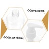 NOLITOY 5Pcs Pump Bottles Reusable Transparent Lotion Dispensers for Shampoo