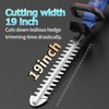 NANWEI 20 Inch Cordless Hedge Trimmer Compatible with Battery 1x