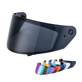 VCOROS X9 Full Face Motorcycle Helmet Replacement Shield 5Color Lens Available (Black)