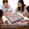 Wooden Folding Crossword Board Game – Word Game Set with