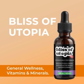 Unbranded (5 Pack) Bliss of Utopia Drops for Men, Advanced Male Health Support Formula