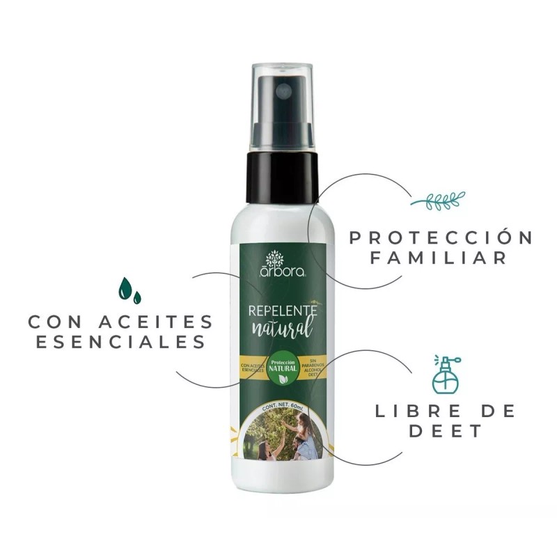 Arbora Kit Repelente Moscos Natural + Aceite Muscular Aromaterapia