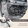 50PCS Car Trim Clips Plastic Fasteners: Universal Auto Panel Retainer