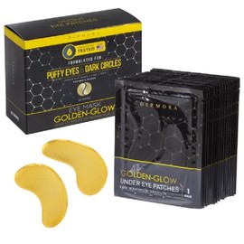 Dermora Golden Glow Under Eye Patches 20 Pair NIB