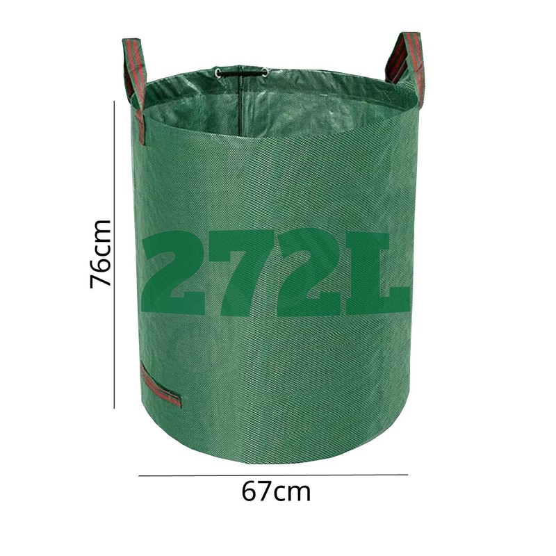 Dihl 272 Litre Heavy Duty Garden Waste Bags, Reusable Rubbish