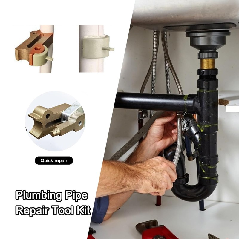 Water Pipe Repair Tool Kit, Plumbing Leak Stopper Set with