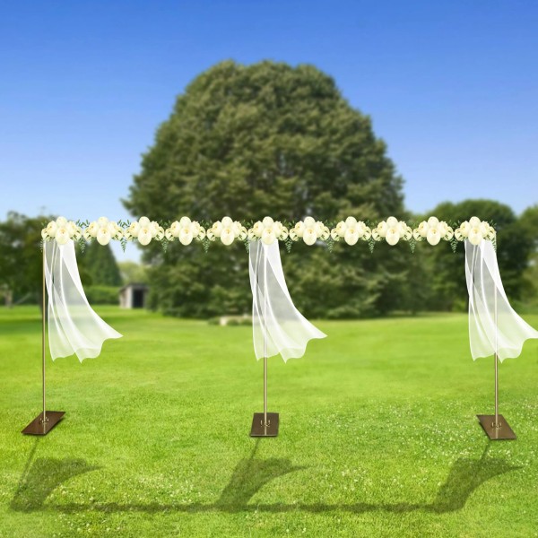 Unbranded Telescopic pole Drape Backdrop Stand Background Curtain Frame Stand