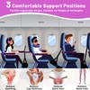Airplane Travel-Essentials,1-PackAirplane Foot Hammock with Memory Foam,Portable Length Adjustable Relax