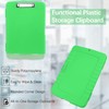 Meiikun Clipboard with Storage, Plastic Clipboards 8.5x11 with Pen Holder,