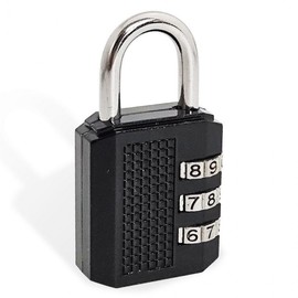 Black EM Combination Dial Lock (Medium 2519) Security 2ea