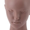 Female Bald Head Mannequin PVC Soft Rubber Human Skin Texture