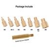 7PCS Heat Set Insert Tips Soldering Iron Tips with Adapter,