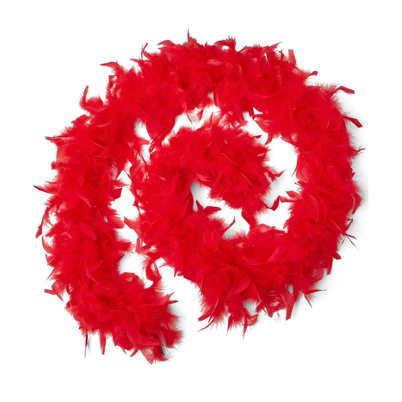 Runesol Feather Boa, red
