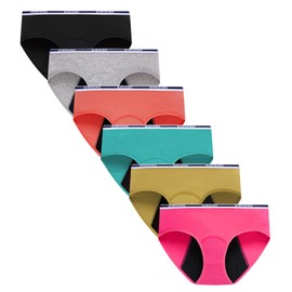Boboking Teen Girls Cotton Period Panties Big Girls Breathable Briefs Women Underwear L