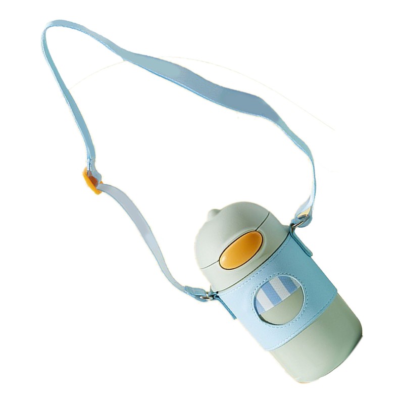 320ML Thermal Mug with Silicone Straw Children Heat Preservation Cup