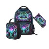 JukaZine Headphone Backpack Set for Boys Girls, Kids Bookbag Combo