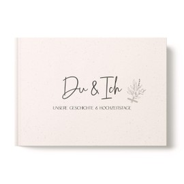 heeaven Unsere Hochzeitstage | Tagebuch Hochzeitstage | Unsere Geschichte | Hochzeitstagebuch | Erinnerungsalbum DIN A5